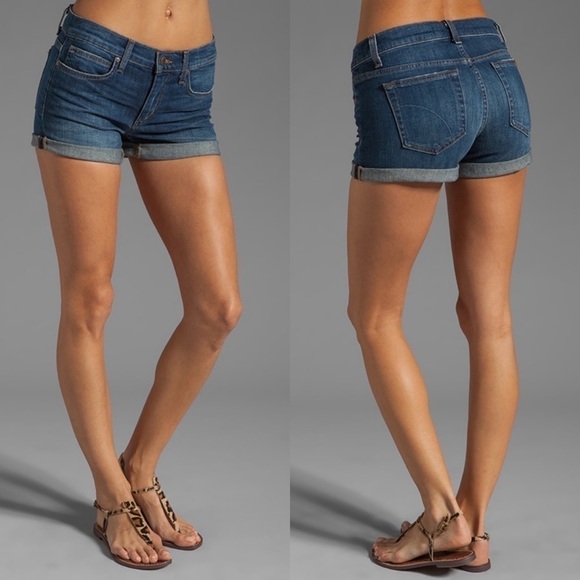 Joe’s Jeans Rolled Short in Melodie 26 Distressed‎ - Picture 1 of 9